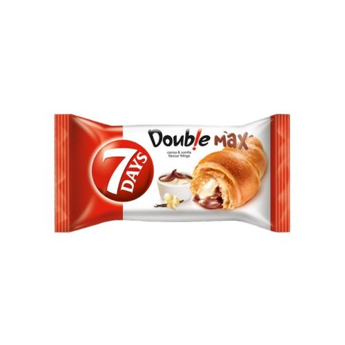 7DAYS Double Max Croissant kakaós-vaníliás 80g