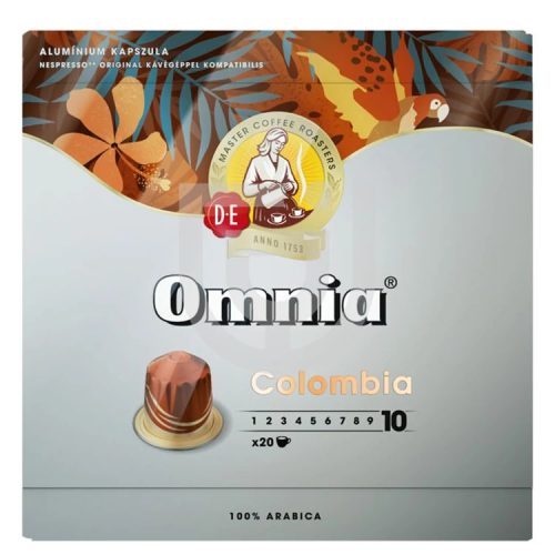 Omnia kávékapszula colombia 20db 104g 